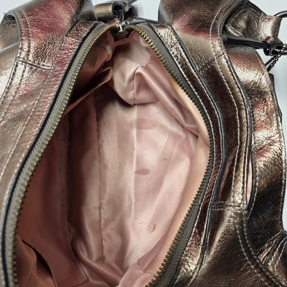 Coach Metallic Bronze Madison Shoulder Bag - Picture 4 of 11